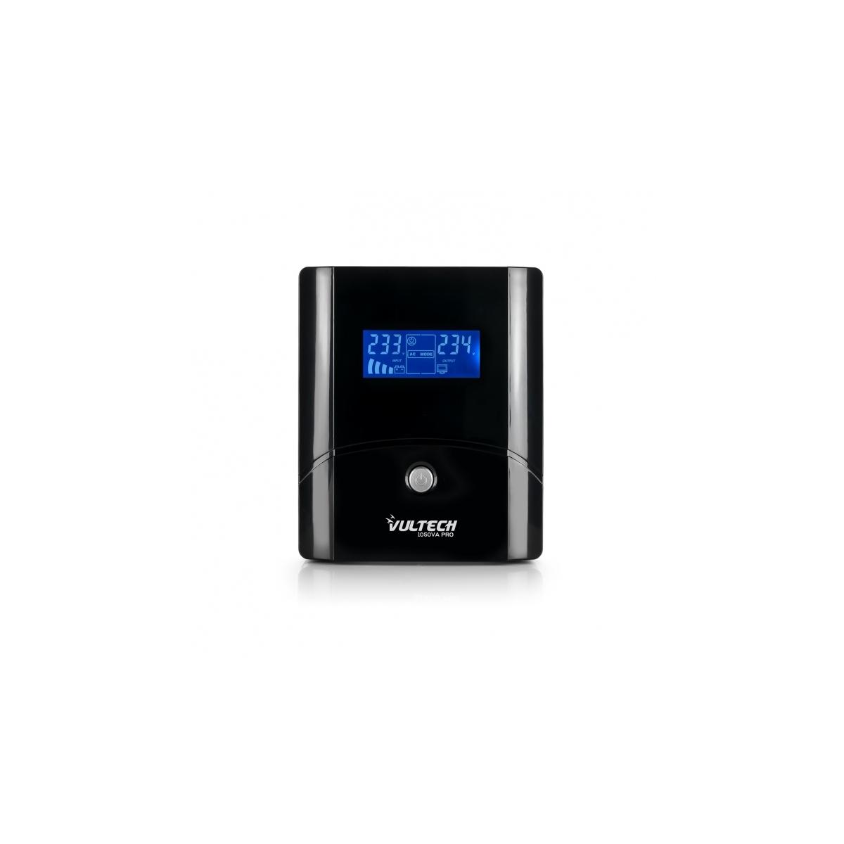 UPS 1050VA Gruppo Di Continuità Vultech UPS1050VA-PRO Line Interactive Con LCD
