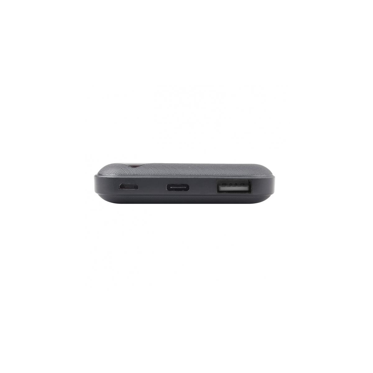 Powerbank VPB-L10BK con schermo LCD 10000 mAh USB e Type C Nero