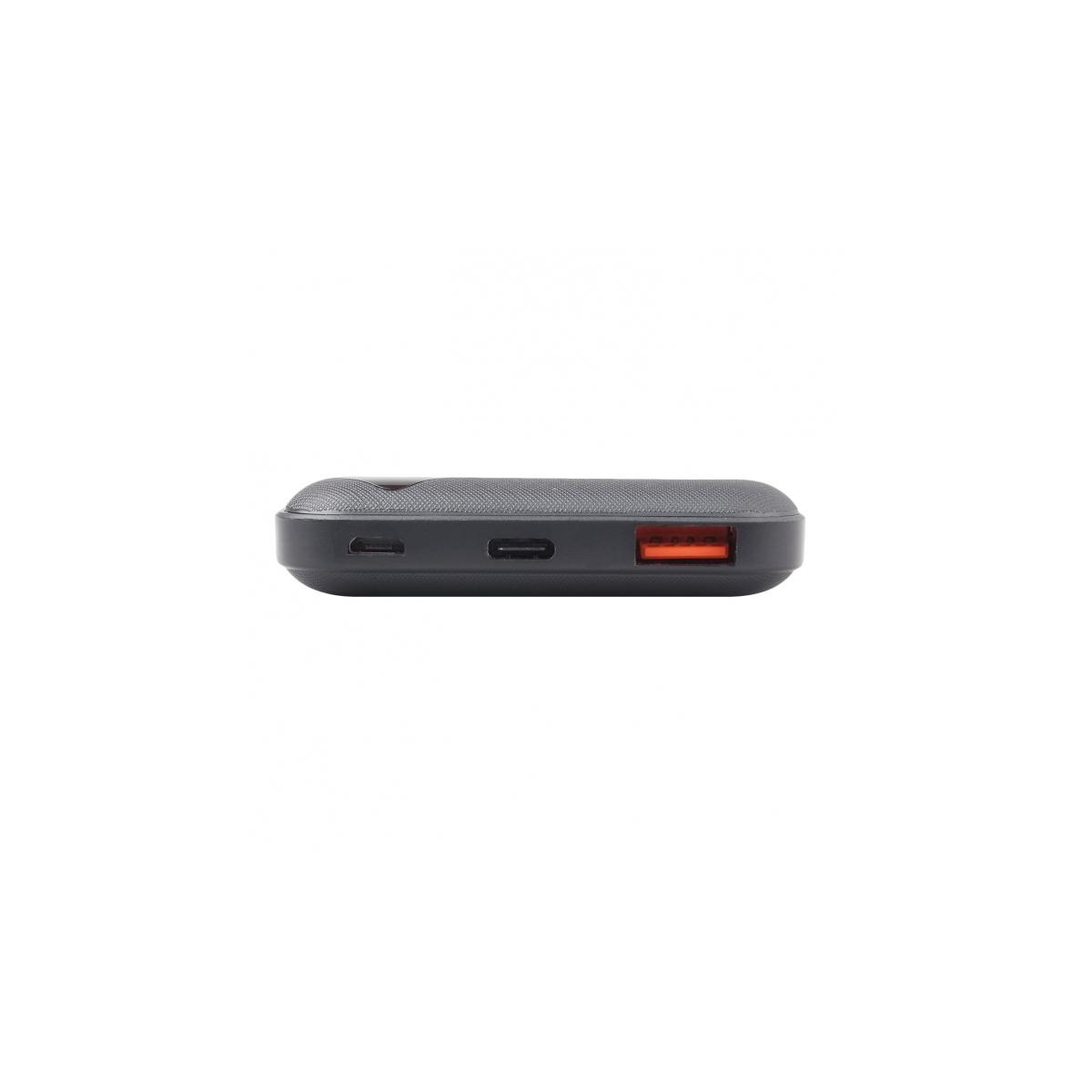 Powerbank VPB-P10BK con schermo LCD 10000 mAh USB e Type C QuickCharge 3.0 Nero