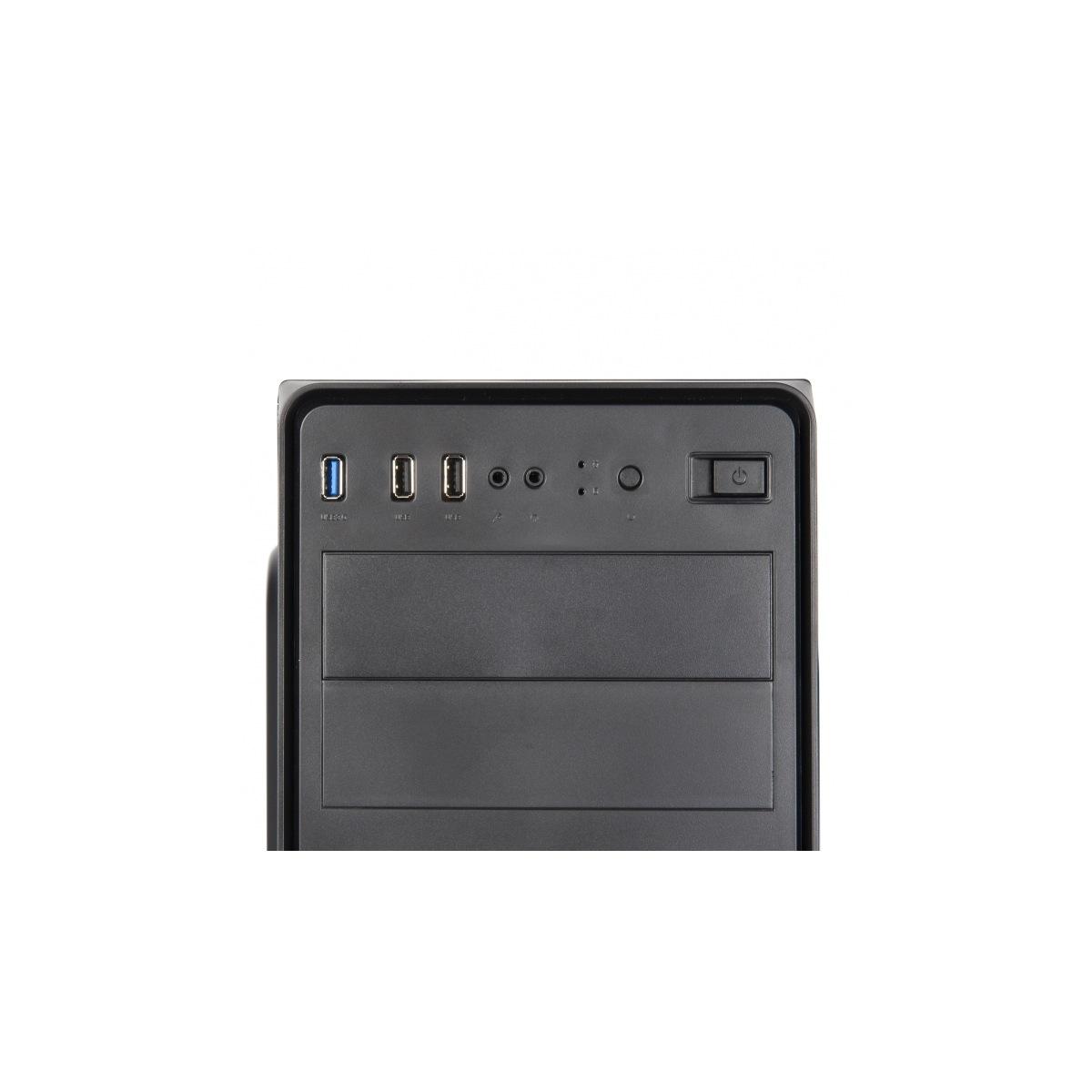 Case Atx Vultech VCO-A2699T con 1x USB 3.0 + 2x USB 2.0 pannello laterale in vetro temperato