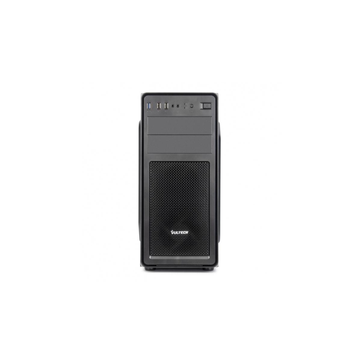Case Atx Vultech VCO-A2699T con 1x USB 3.0 + 2x USB 2.0 pannello laterale in vetro temperato